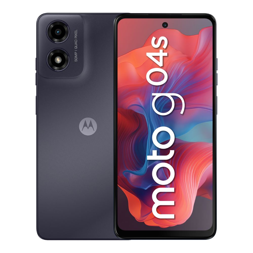CELULAR MOTOROLA G04S 4GB RAM 128GB ROM COLOR NEGRO COSMICO